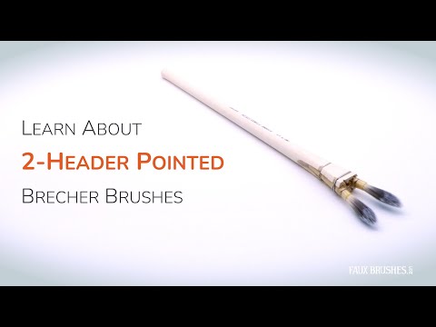 2-Header Pointed Brecher Brush (Squirrel) | MB-06