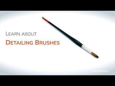 Bright Pointed Detail Brush (Pony, Badger) | TL-49